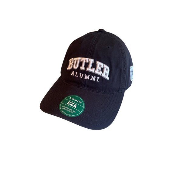 Butler Alumni Navy Blue Baseball Cap Adjustable Strap Legacy Brand Cotton New - Picture 1 of 5